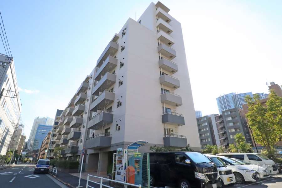 月島ハイツの外観(北西側から)