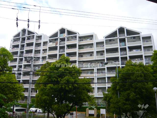 武庫川第2三番街1号棟の外観（南側から）