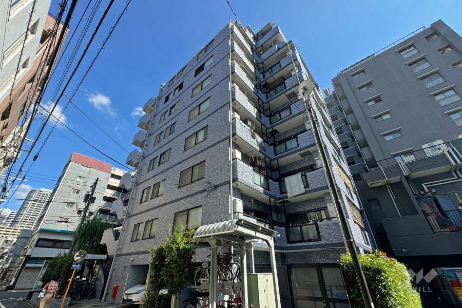 セザール第二月島の外観（北西側から）