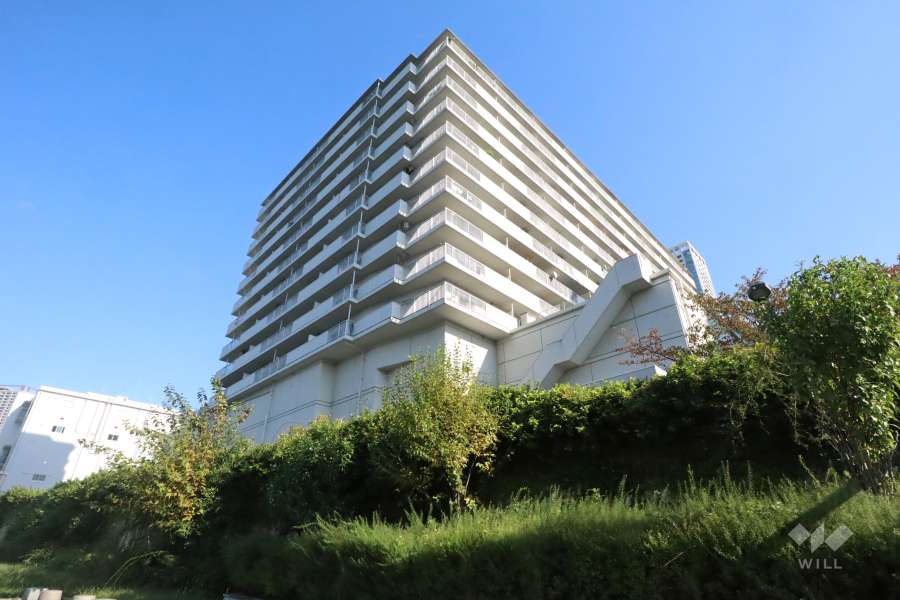 月島ホームズの外観(西側から)