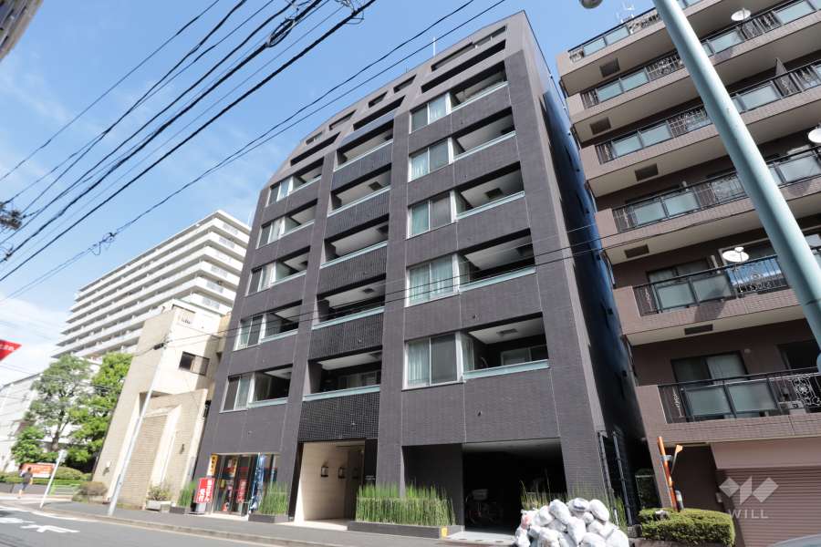ウィルローズ月島の外観(南側から)