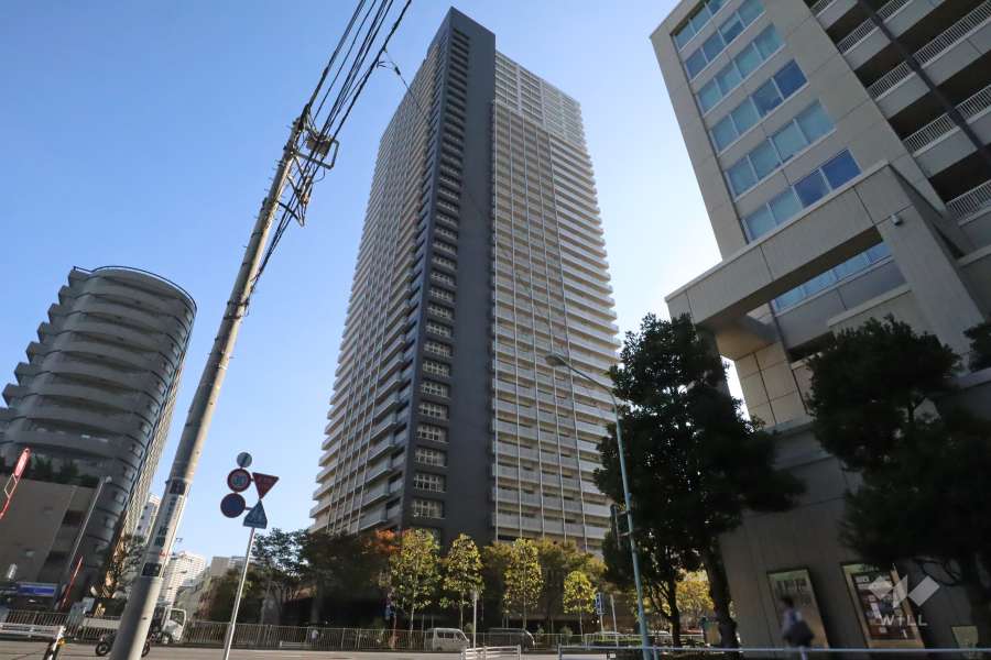 ムーンアイランドタワーの外観(北側から)