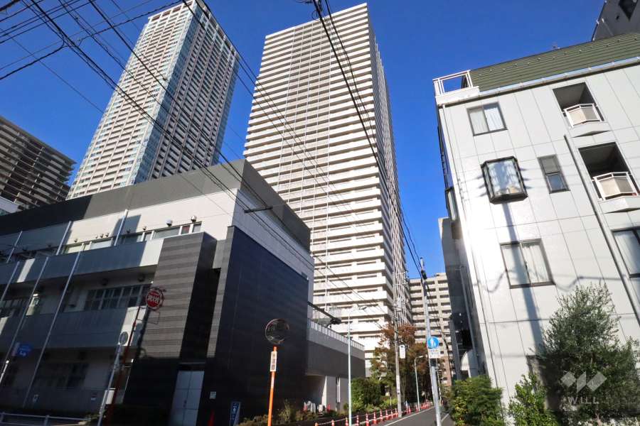 ムーンアイランドタワーの外観(南東側から)