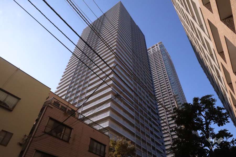 ムーンアイランドタワーの外観(北東側から)