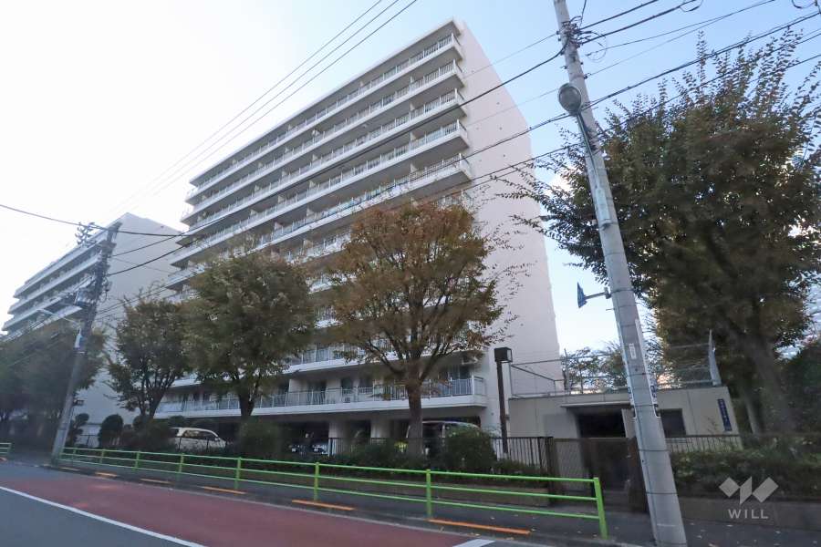 月島リバーハウスB棟の外観(東側から)