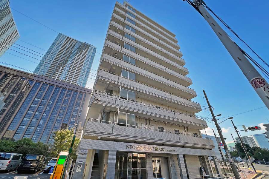 ネオアージュ勝どきみはらしの外観（東側から）