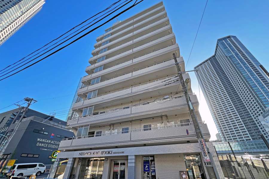 ネオアージュ勝どきみはらしの外観（北東側から）