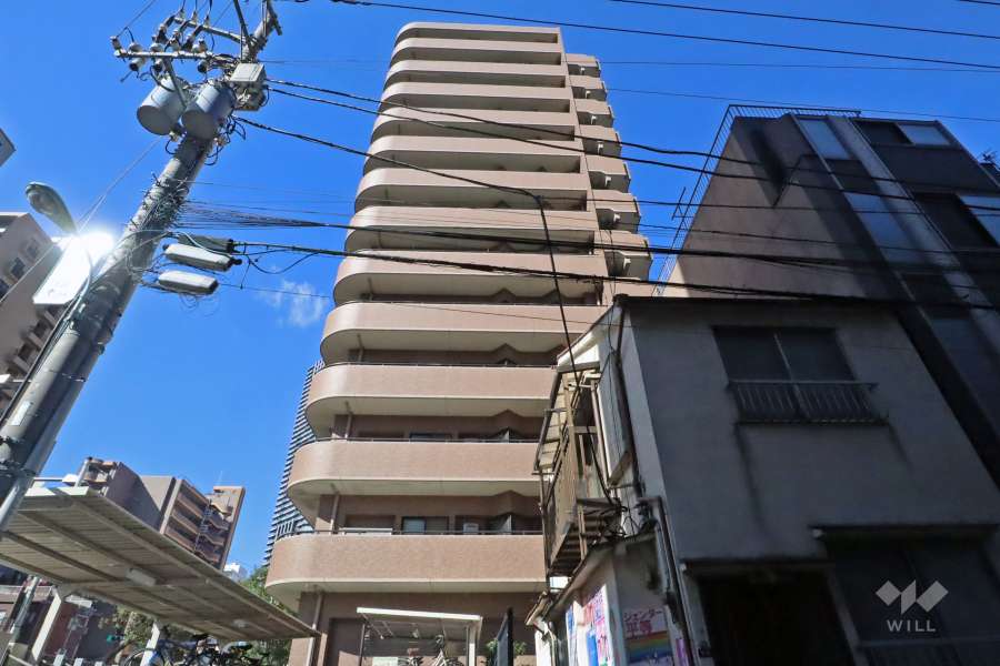 ライオンズマンション勝どきの外観（東側から）