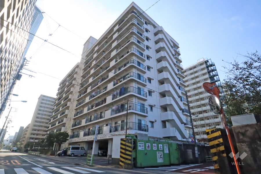 シャンボール第2築地の外観(北側から)