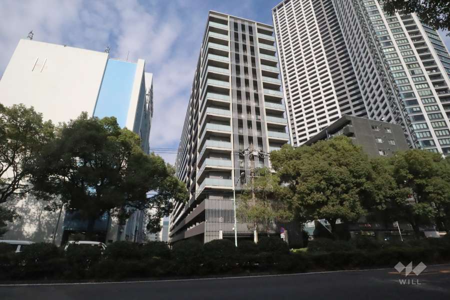 東京ミッドベイ勝どきの外観(南側から)