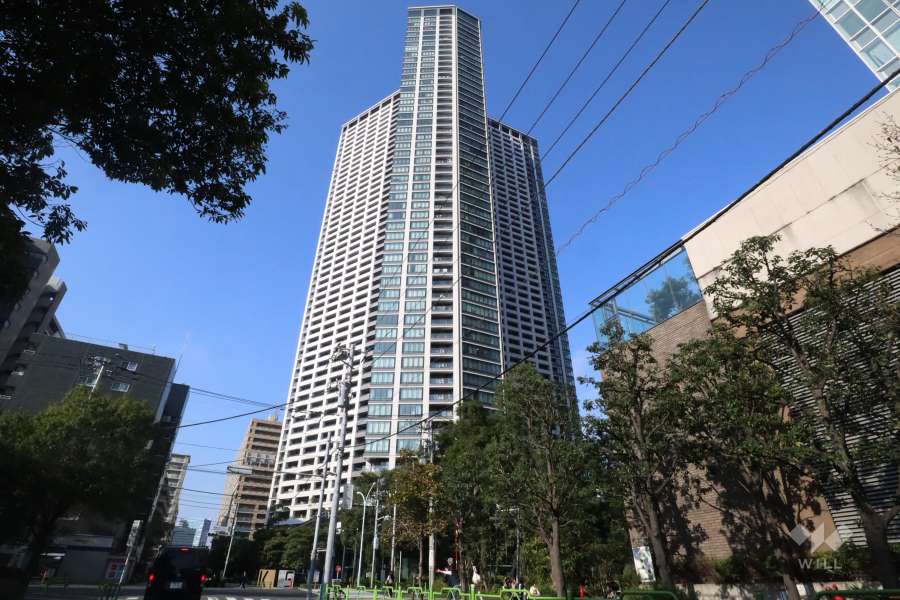 勝どきザタワーの外観(南側から)