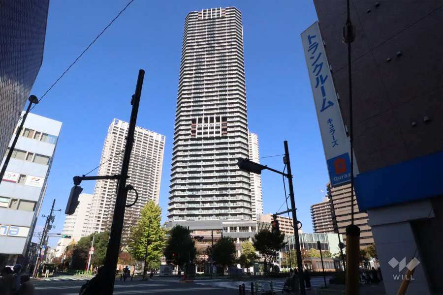 勝どきビュータワーの外観(南側から)