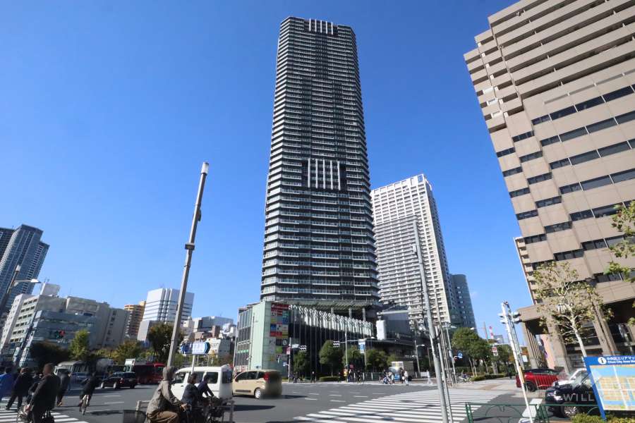 勝どきビュータワーの外観(東側から)