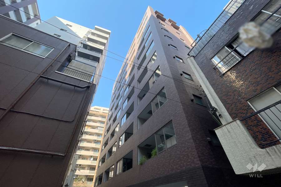 パレソレイユ東京日本橋の外観（南東側から）