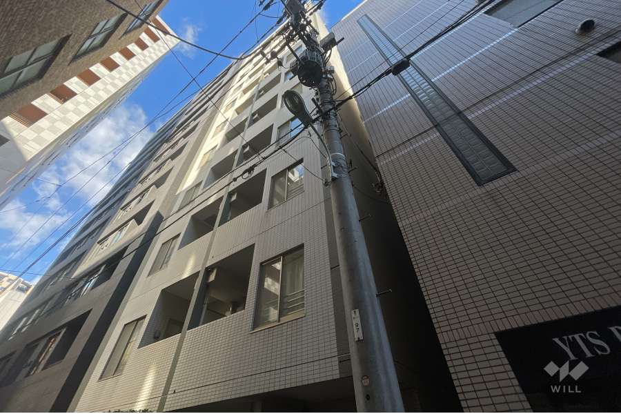 ニューハイツ八丁堀の外観（北東側から）