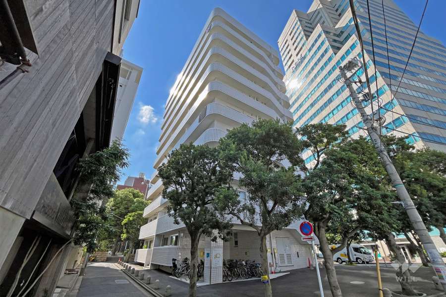 秀和新川アネックスの外観（北東側から）