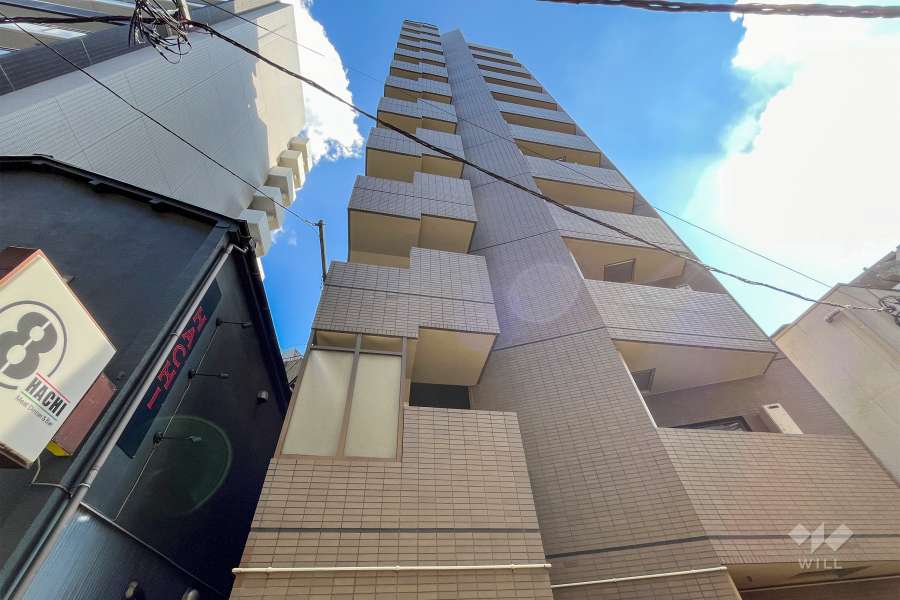 東京八重洲アムフラットの外観（北西側から）