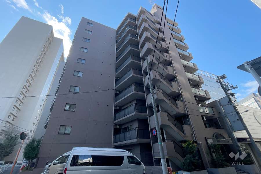 パークステージ茅場町の外観（北東側から）