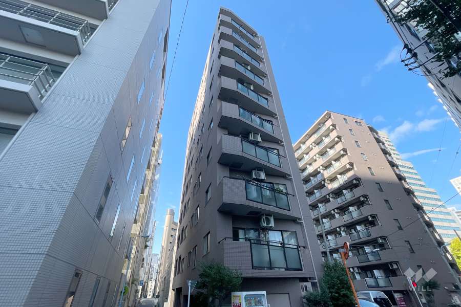 パークステージ茅場町の外観（南東側から）