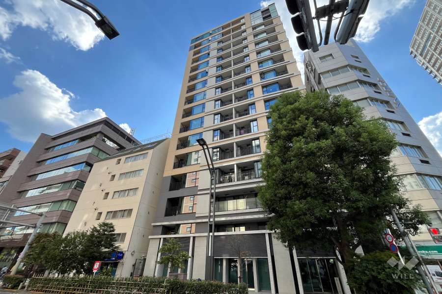 シティハウス東京八重洲通りの外観（北側から）