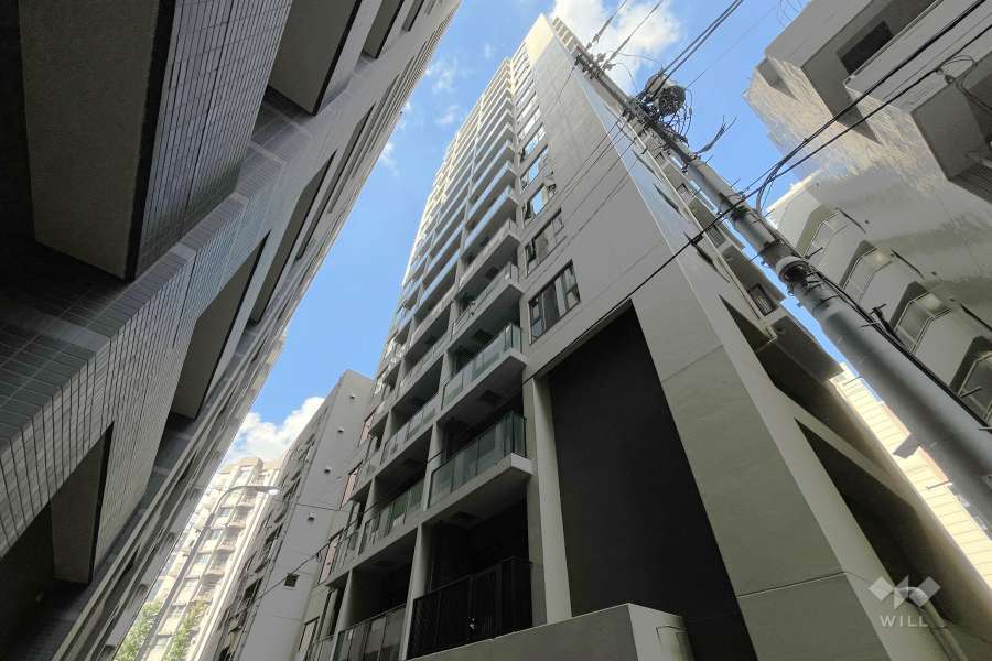 シティハウス東京八重洲通りの外観（南側から）