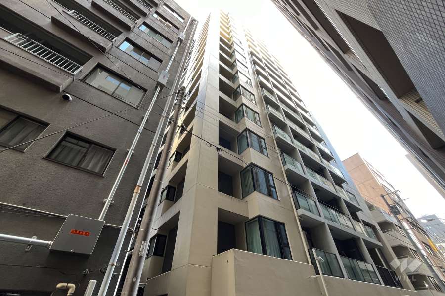 シティハウス東京八重洲通りの外観（西側から）