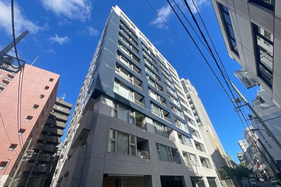 シティハウス日本橋の外観（南西側から）