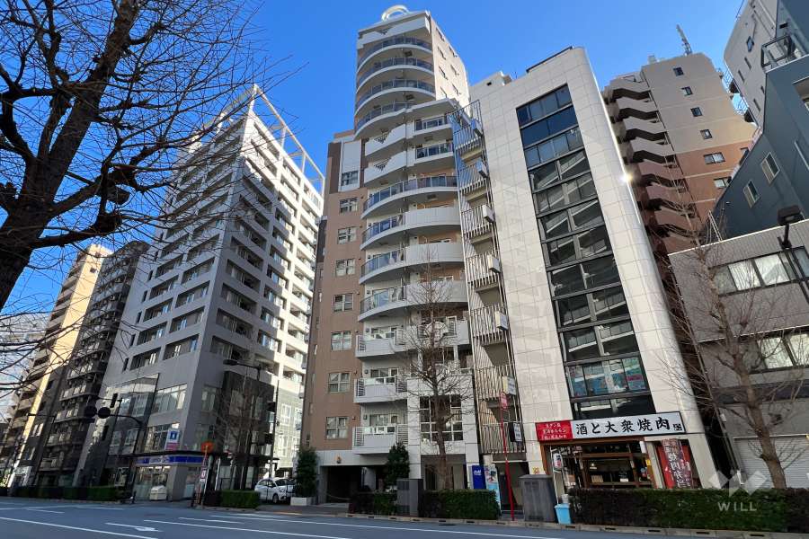 ピアース東京インプレイスの外観（北西側から）