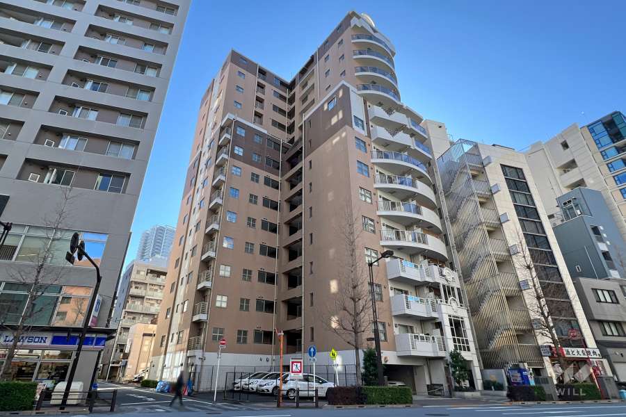 ピアース東京インプレイスの外観（北側から）