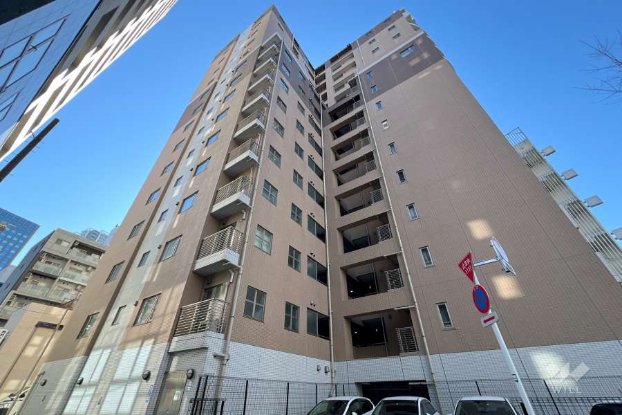 ピアース東京インプレイスの外観（北東側から）