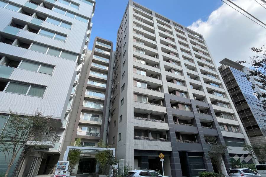 ライオンズシティ東京タイムズプレイスの外観（西側から）