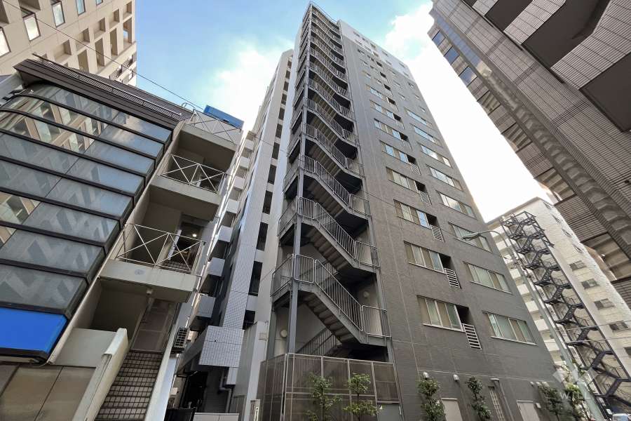 パークハウスリヴレーヌの外観（北東側から）