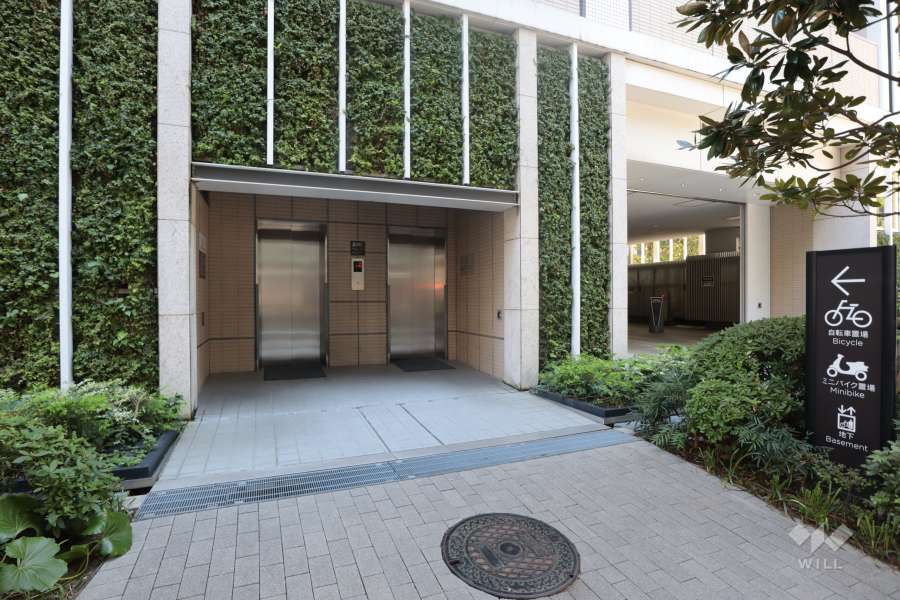 駐輪場の出入り口