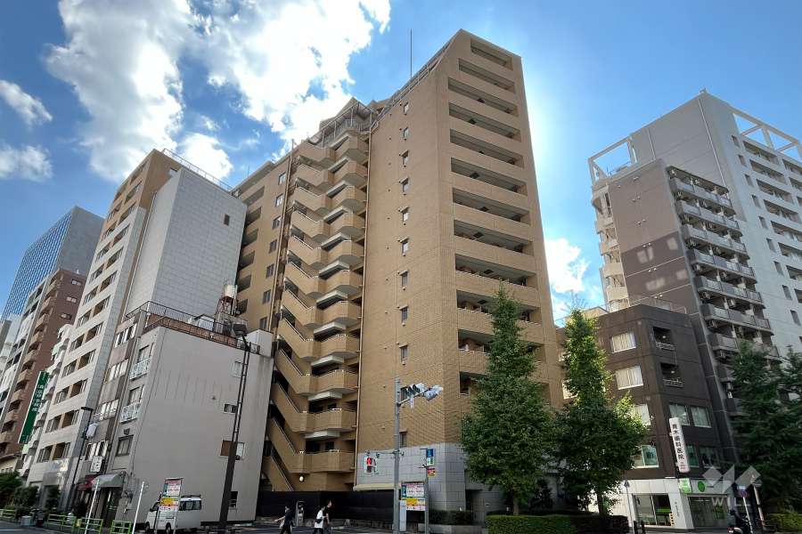 グラーサ東京イーストの外観（北側から）