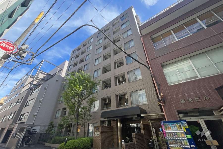 エスポワール銀座東の外観（南西側から）