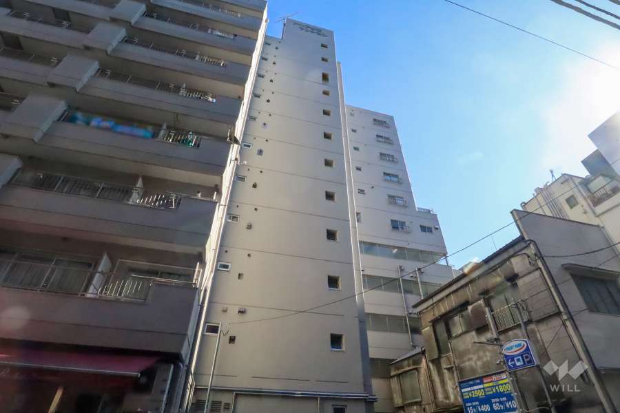 敷地西側の前面道路　