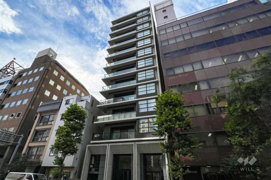 ユニーブル銀座東の外観（東側から）