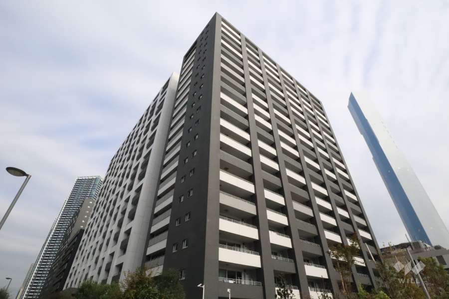 ザ晴海レジデンスの外観(西側から)