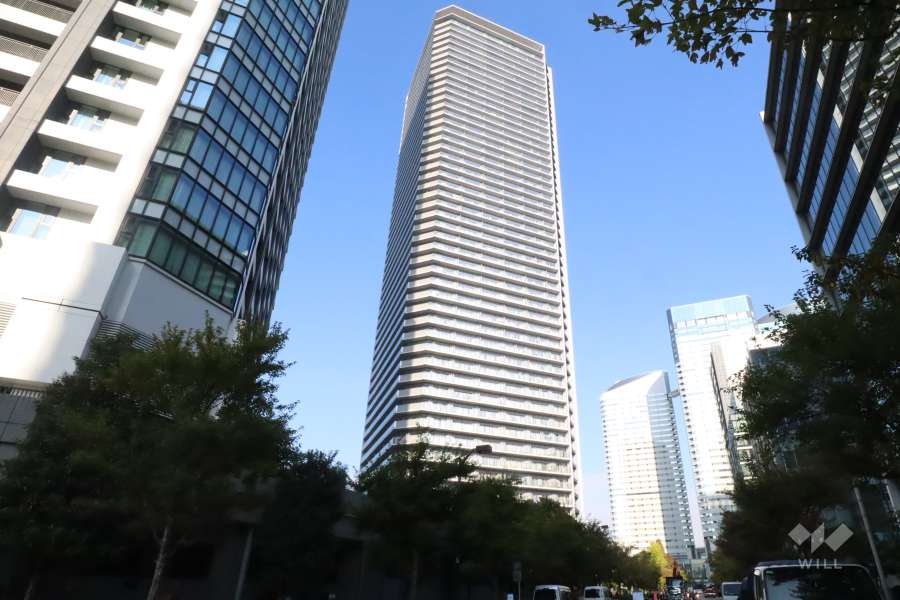 ベイシティ晴海スカイリンクタワーの外観(南側から)