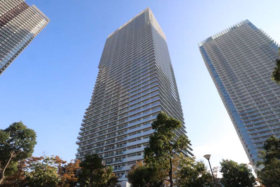 ザ・パークハウス晴海タワーズティアロレジデンスの外観(北側から)