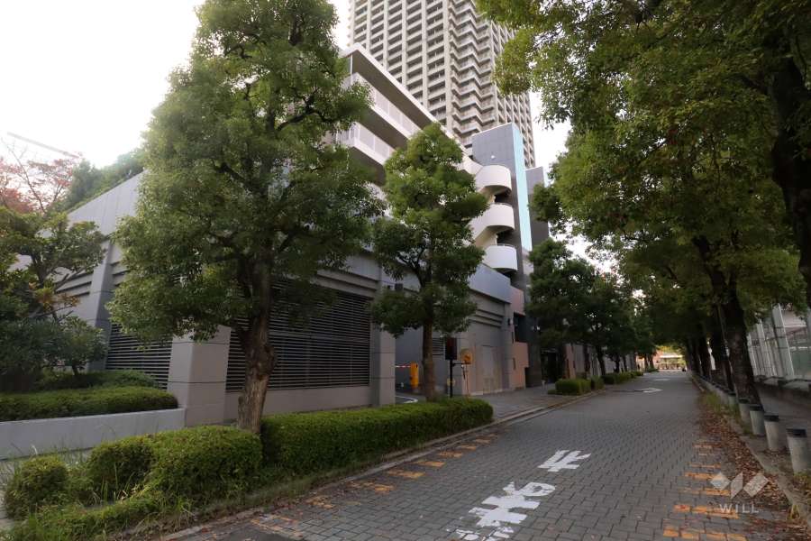 晴海アイランドトリトンスクエアビュータワー2号棟の外観(東側から)