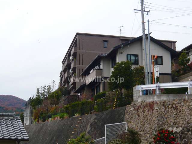 周辺の建物とは間隔があります