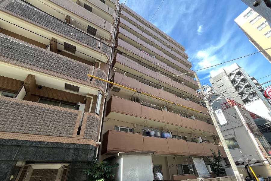 ルックハイツ築地の外観（南側から）