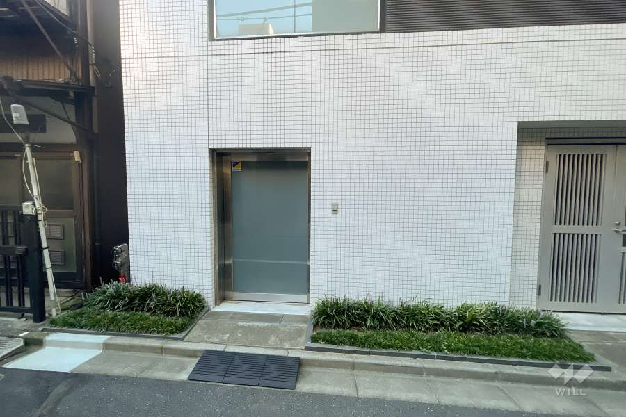 駐輪場の出入口