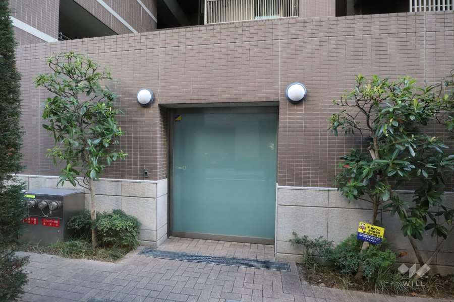 駐輪場の出入り口