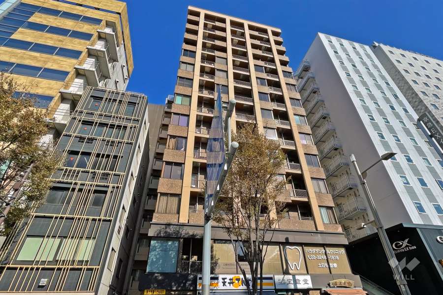 セントラル東銀座の外観（南西側から）