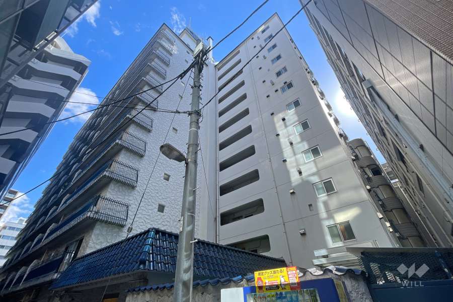 秀和築地レジデンスの外観（南西側から）