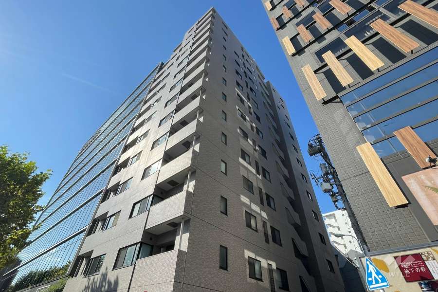 パロス築地の外観（東側から）