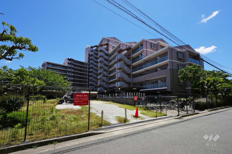 藤和シティホームズ西宮東町の外観（北西側から）