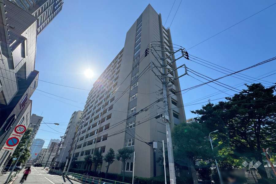 クレストフォルム月島サウススクエアの外観（北側から）